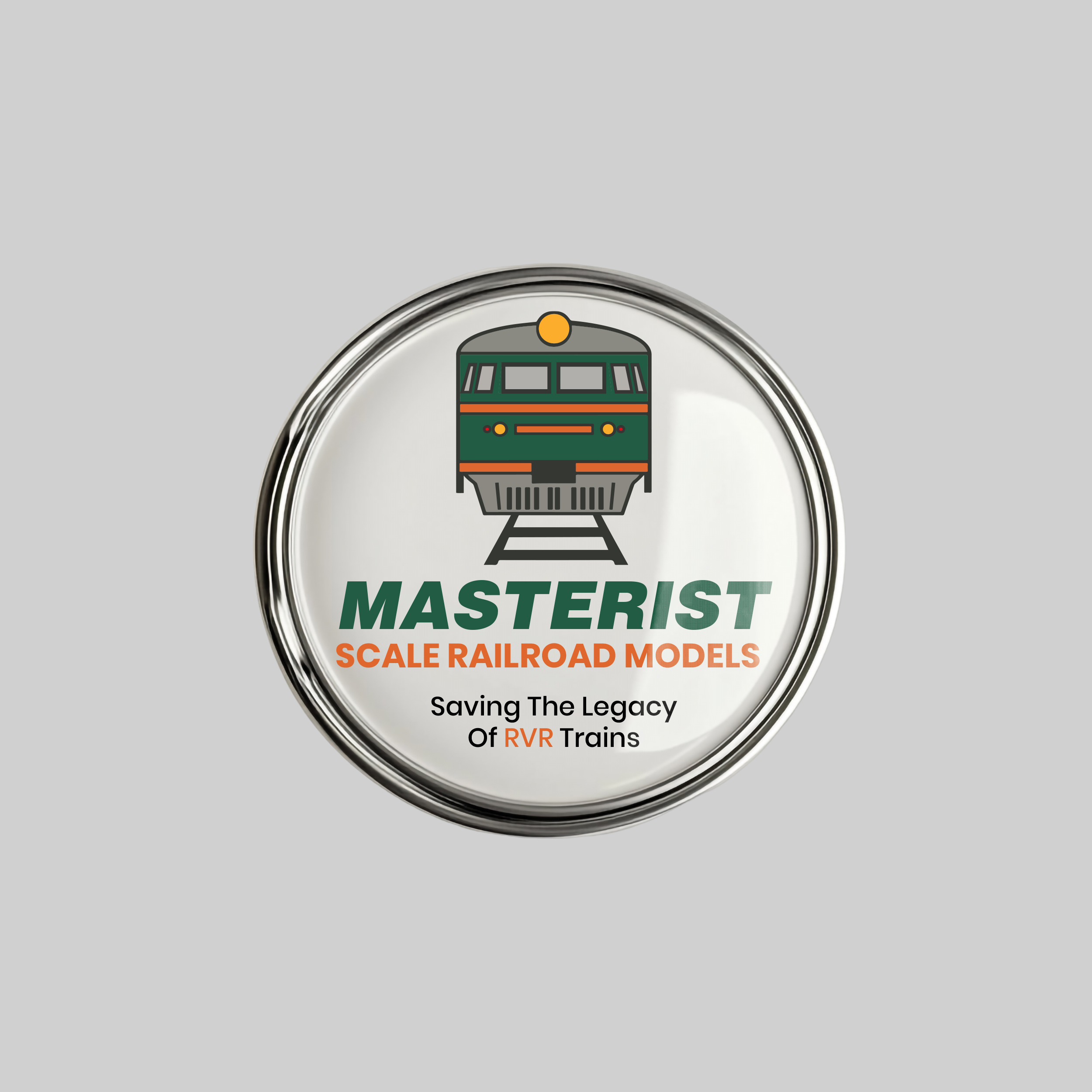 RailMark Heritage Pin Badge - Masterist Scale Railroad Models