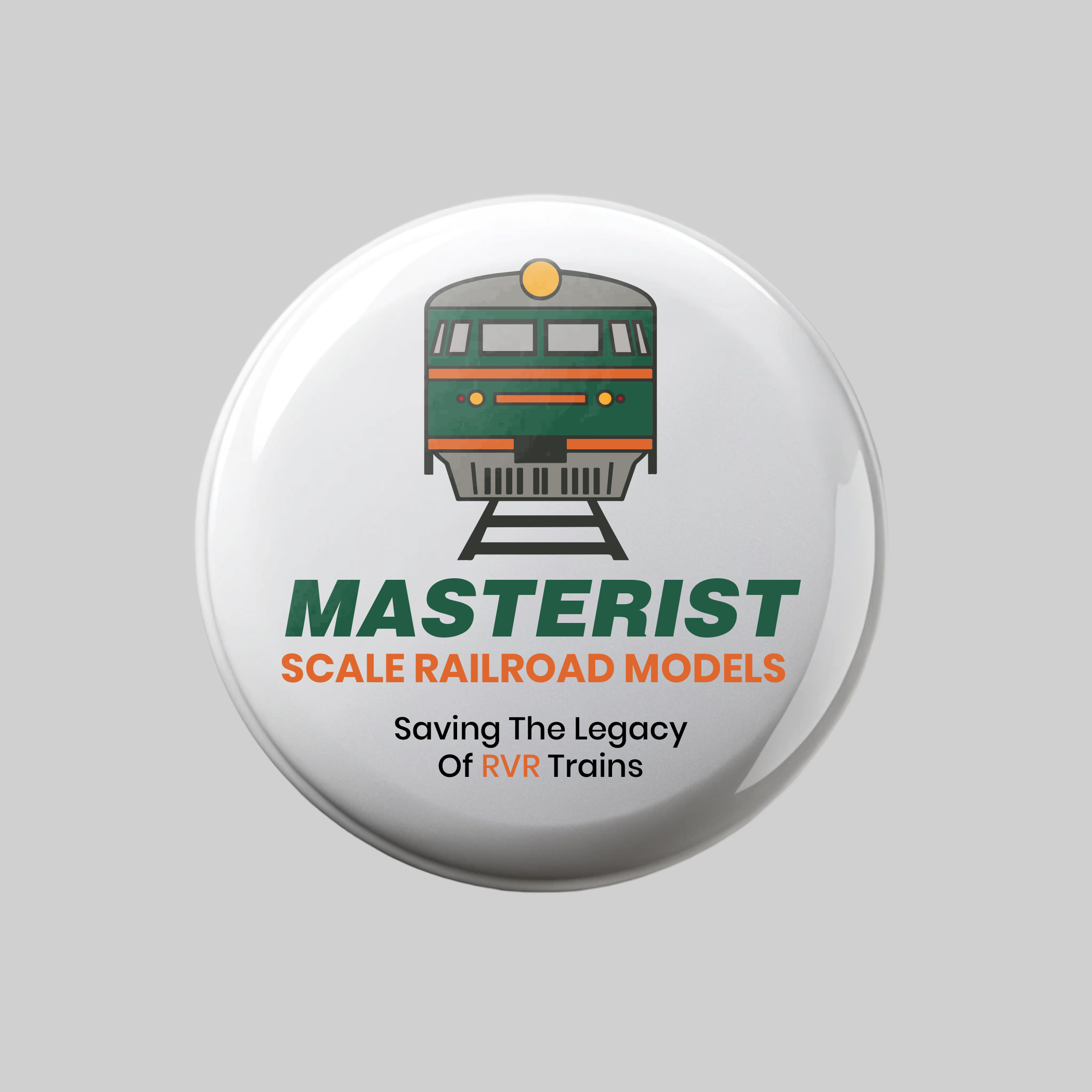 RailMark Heritage Pin Badge - Masterist Scale Railroad Models